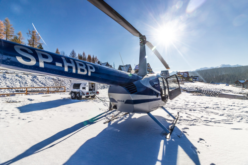Helicopter in Bukowina Tatrzanska